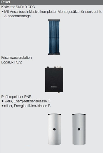 Buderus-Logaplus Solarpaket S83