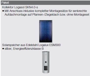 Buderus-Logaplus Solarpaket S105